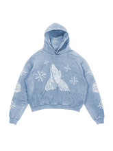 Cargar imagen en el visor de la galería, Venza 'Praying Hands' Heavyweight Hoodie