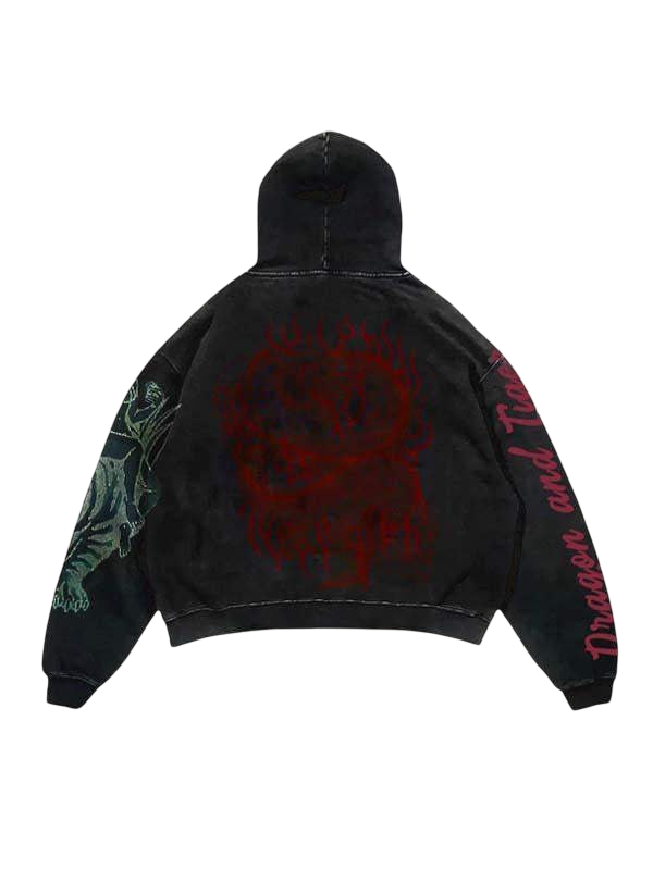 Venza 'Crimson Dragon' Heavyweight Hoodie