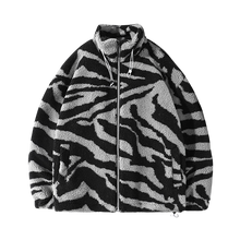 Cargar imagen en el visor de la galería, Venza 'Phantom Zebra' Sherpa Fleece
