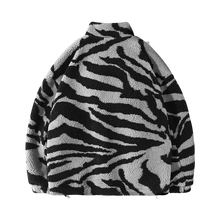 Cargar imagen en el visor de la galería, Venza 'Phantom Zebra' Sherpa Fleece
