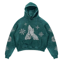 Cargar imagen en el visor de la galería, Venza 'Praying Hands' Heavyweight Hoodie
