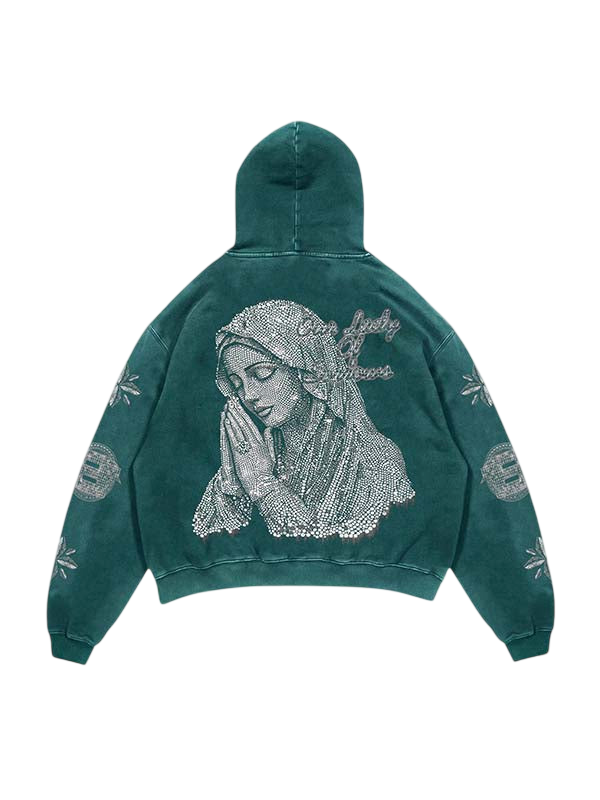 Venza 'Praying Hands' Heavyweight Hoodie