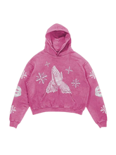 Cargar imagen en el visor de la galería, Venza 'Praying Hands' Heavyweight Hoodie
