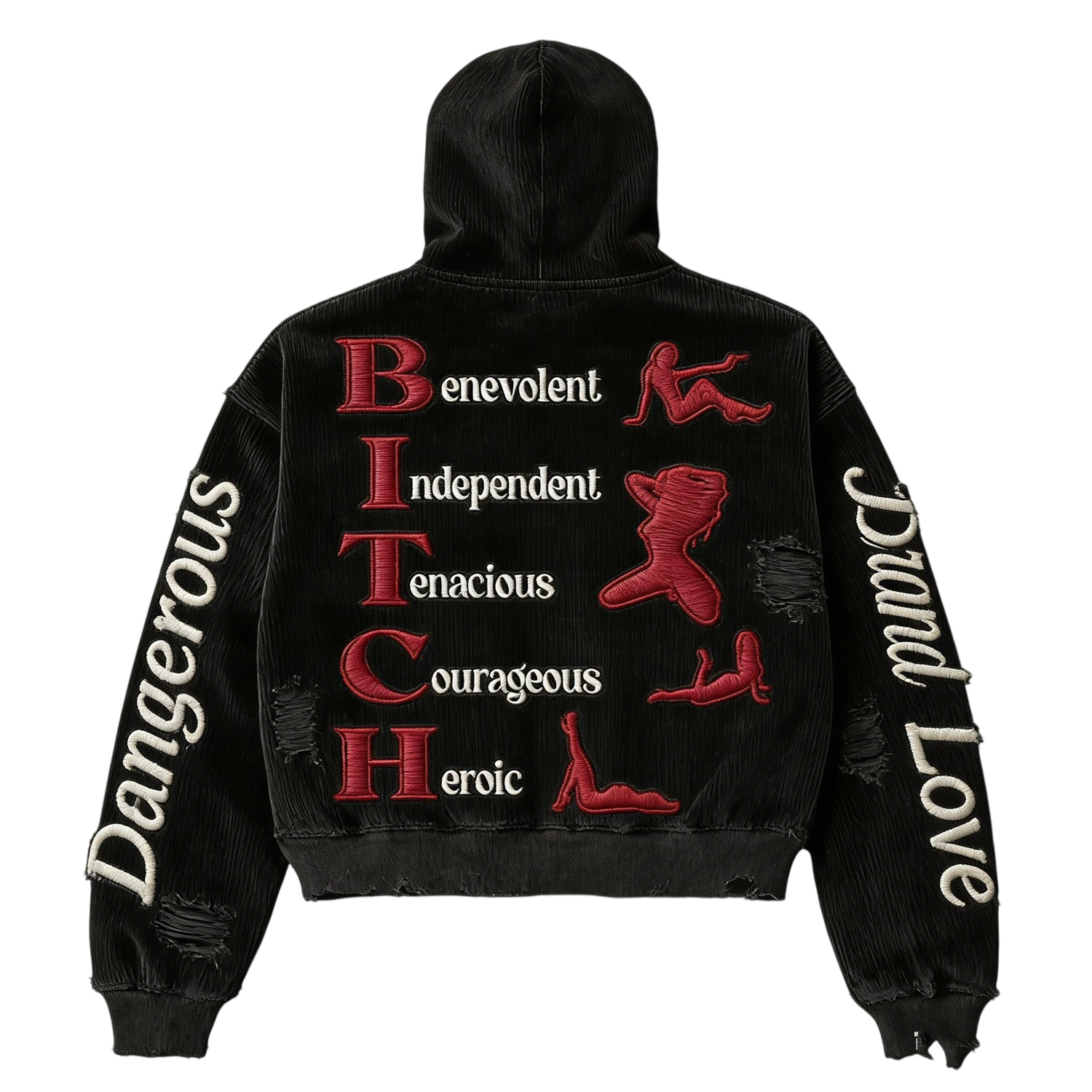 Venza 'Dangerous Love' Y2K Hoodie